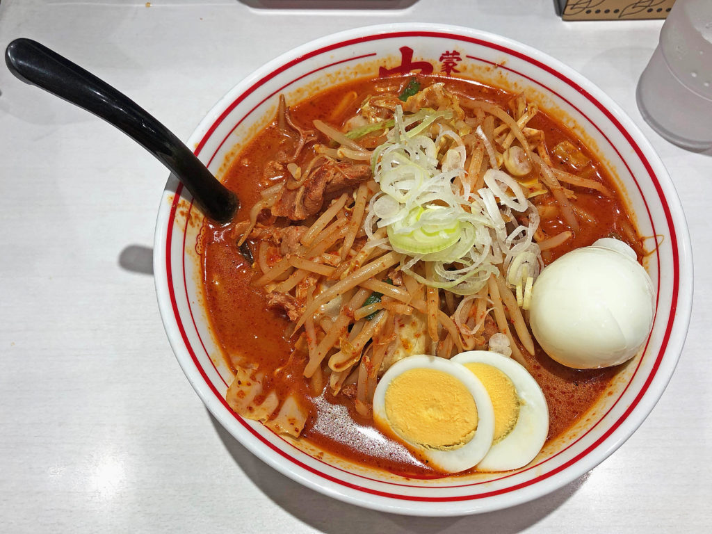 安定の辛旨は健在:蒙古タンメン中本 町田店