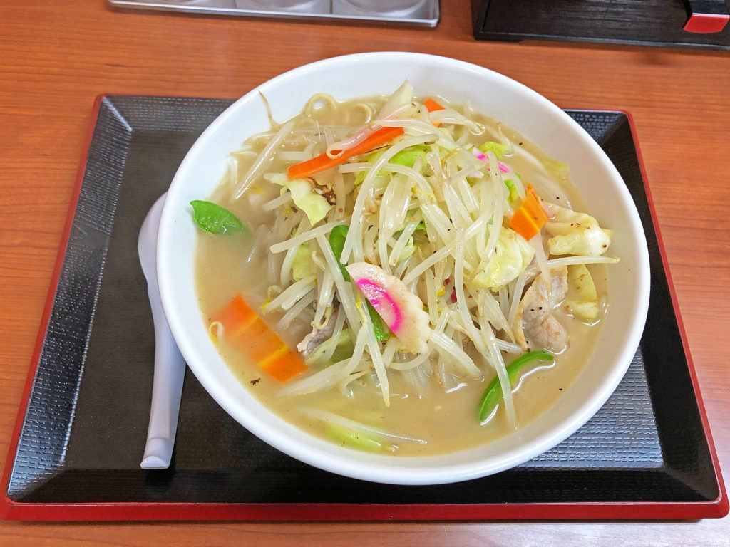 懐かしの塩タンメンが限定で復活！：肉煮干中華そば鈴木ラーメン店