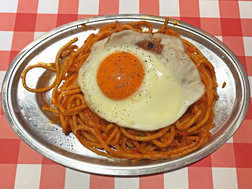 懐かしの味は大人気：スパゲティのパンチョ相模原店 のナポリタン