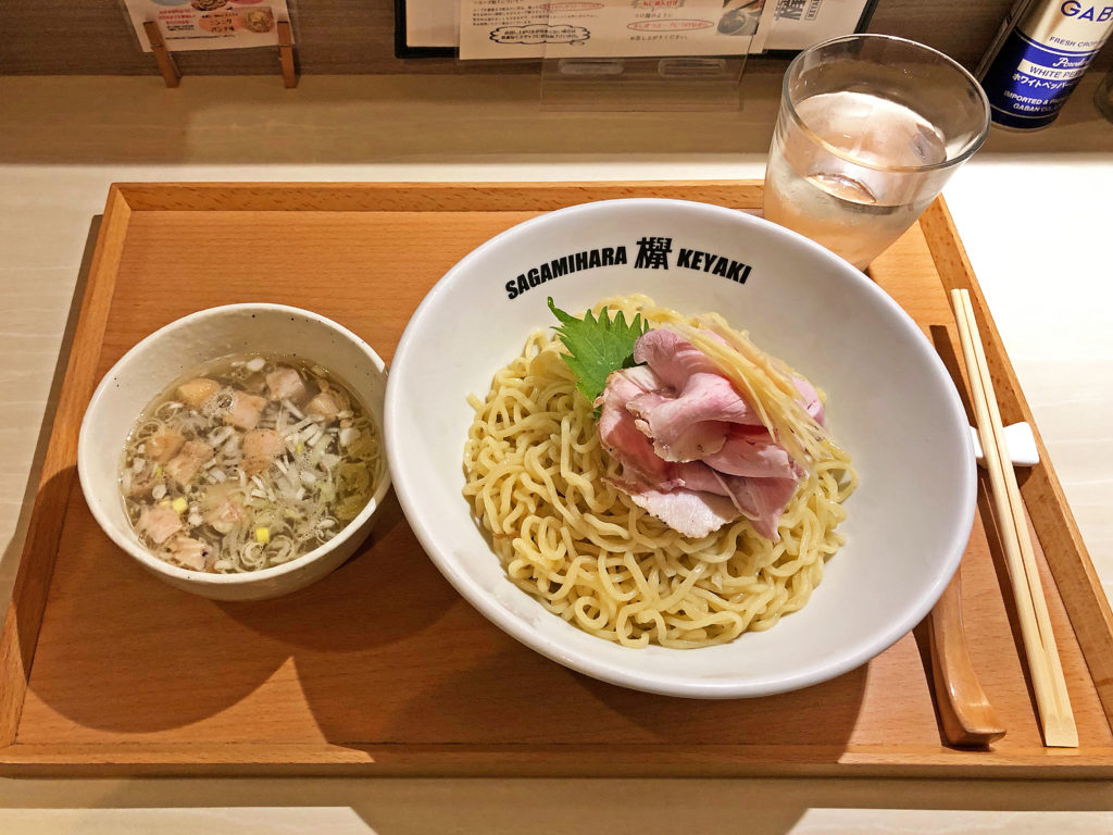 HANAREの麺で初つけ麺を食す：Sagamihara 欅