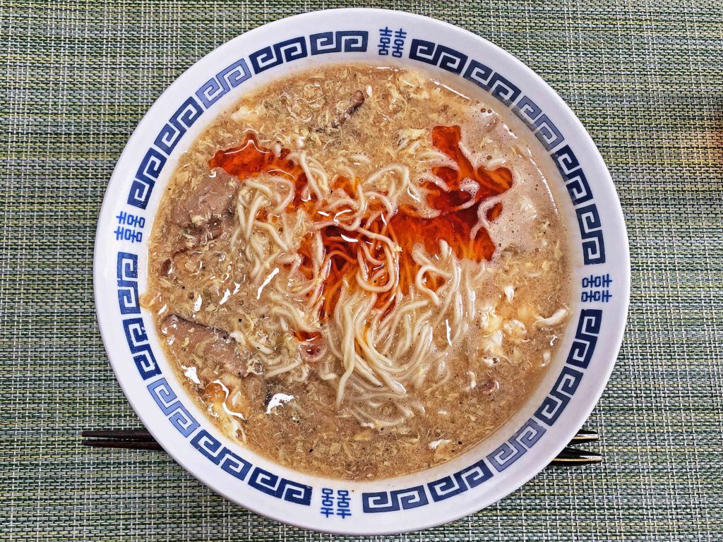 外出自粛でお家ラーメン：中国ラーメン揚州商人の酸辣湯麺