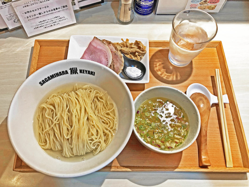 3ヶ月ぶりの店内飲食：Sagamihara欅の「すだち塩つけ麺」