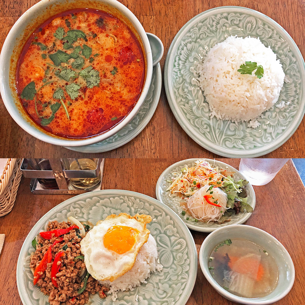 久々に店内飲食:Soi Gapaoのガパオライスとトムヤムクン