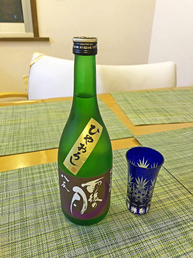 最近ハマっている日本酒の話：17.雨後の月 純米大吟醸 八反 ひやおろし