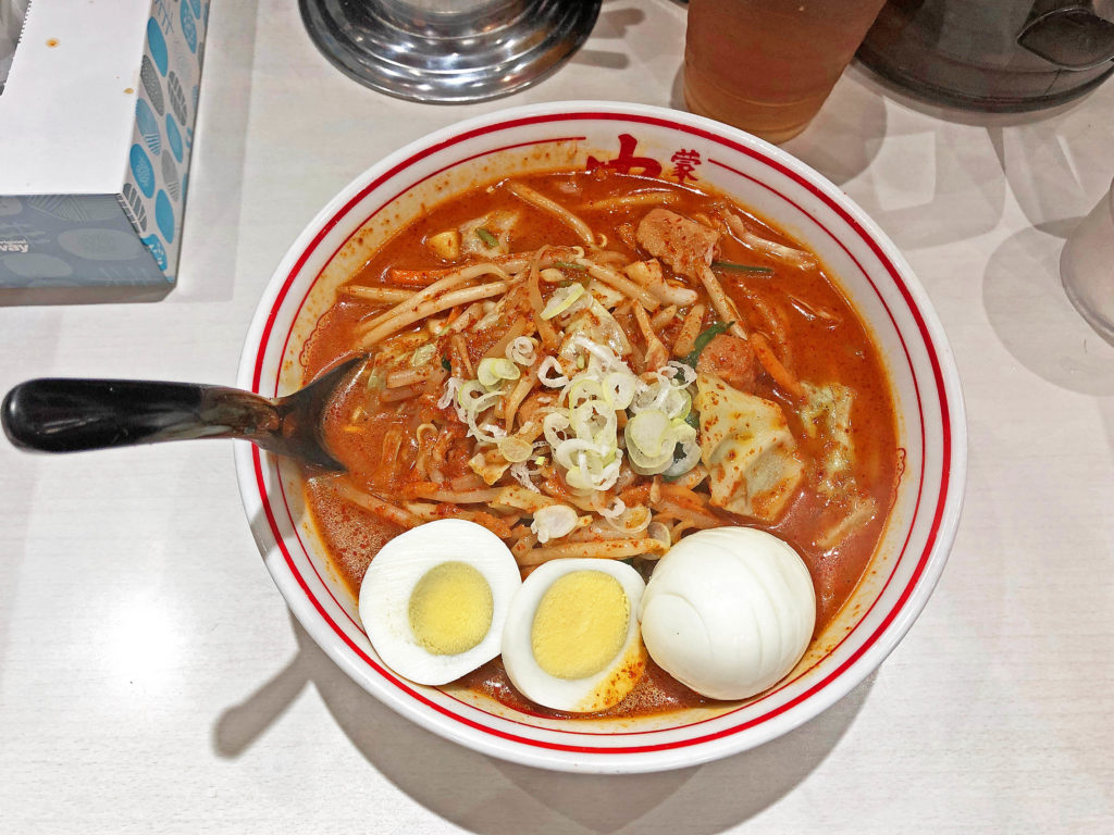 いつもの「北極野菜シャキシャキ」はやっぱり旨い!:蒙古タンメン中本 町田店