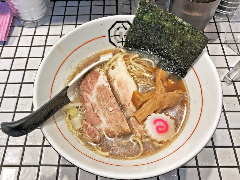 限定の「煮干し中華そば」はビターな煮干と醤油味が旨い!:81番