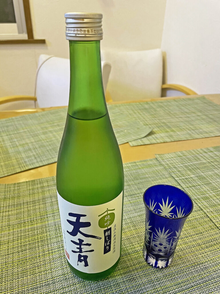 最近ハマっている日本酒の話：31.熊澤酒造 天青 純米吟醸 無濾過生原酒 朝しぼり