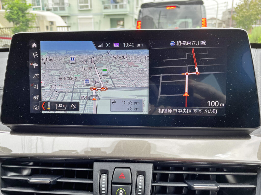 BMW X1(F48)のナビゲーションシステム（iDrive7） ｜ Mormor日記