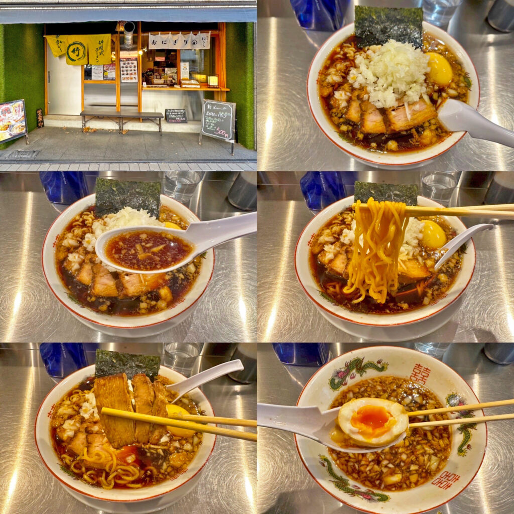 人形町「竹岡式ラーメン まる竹」の「特製竹岡式ラーメン」