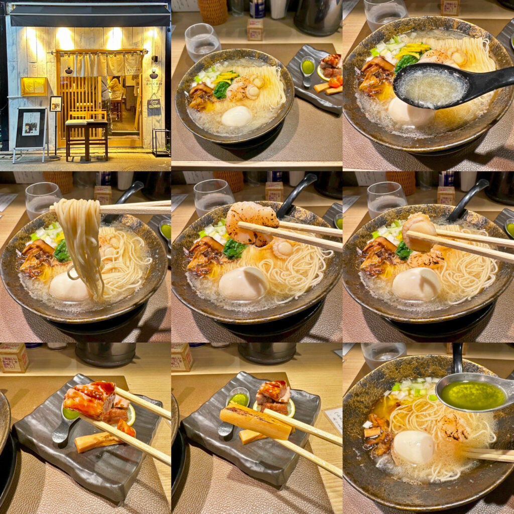 「Tokyo Style Noodle ほたて日和」の「玉子入りほたて塩そば」