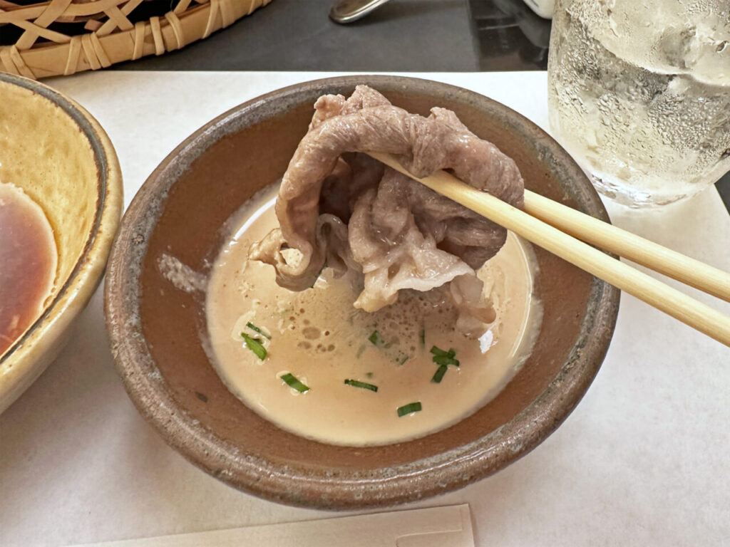 「しゃぶしゃぶ・日本料理 木曽路 町田店」のしゃぶしゃぶ「いろどりコース」