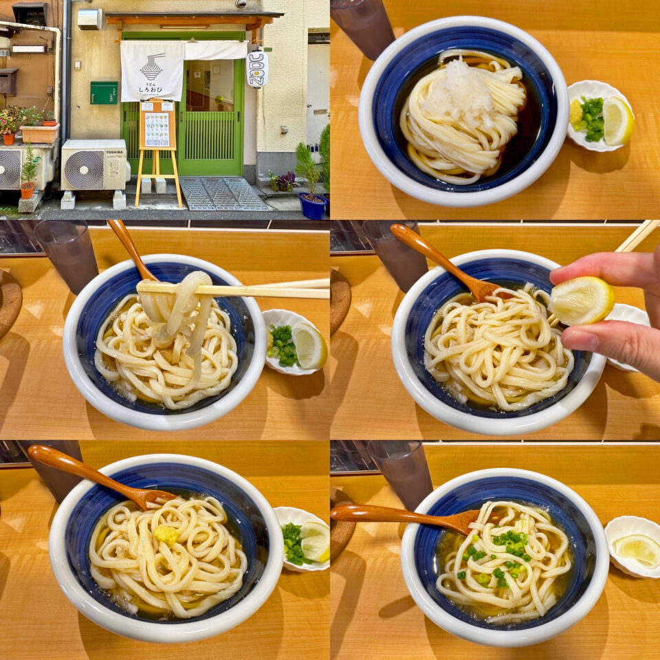 千駄木「うどん しろおび」の「おろしぶっかけうどん」