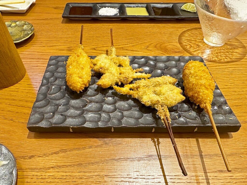 「くしあげ 串亭 東京スカイツリータウン・ソラマチ店」の「限定ランチコース」