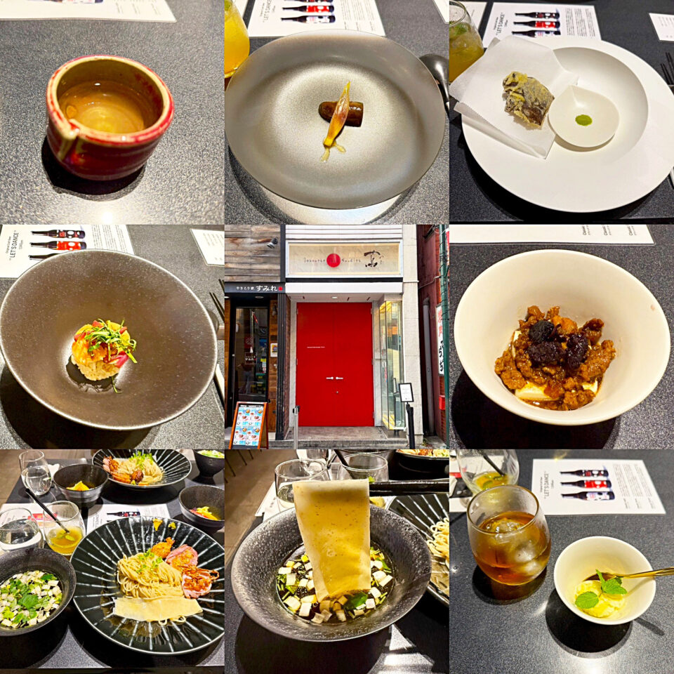 Japanese Soba Noodles蔦の会員制「夜蔦」の8月の限定ラーメン 「最上鴨のつけSoba」のLimited Course
