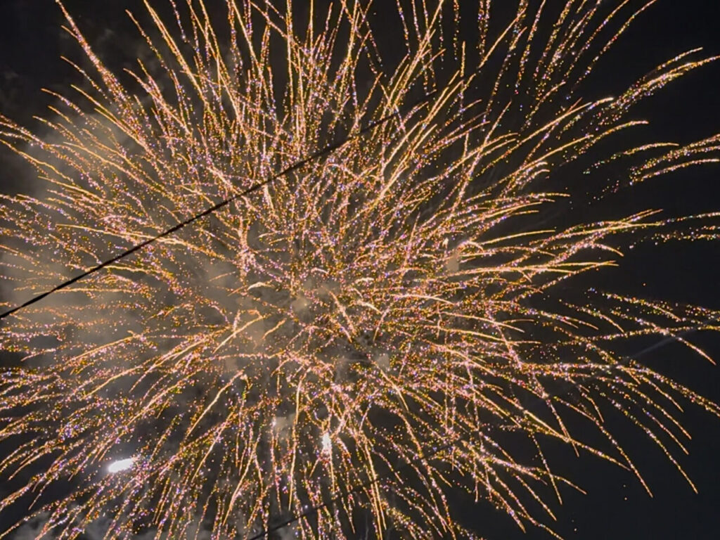 相模大野「もんじぇ祭り」の花火