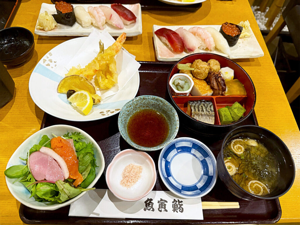 錦糸町「魚寅鮨」の「贅沢ランチ」