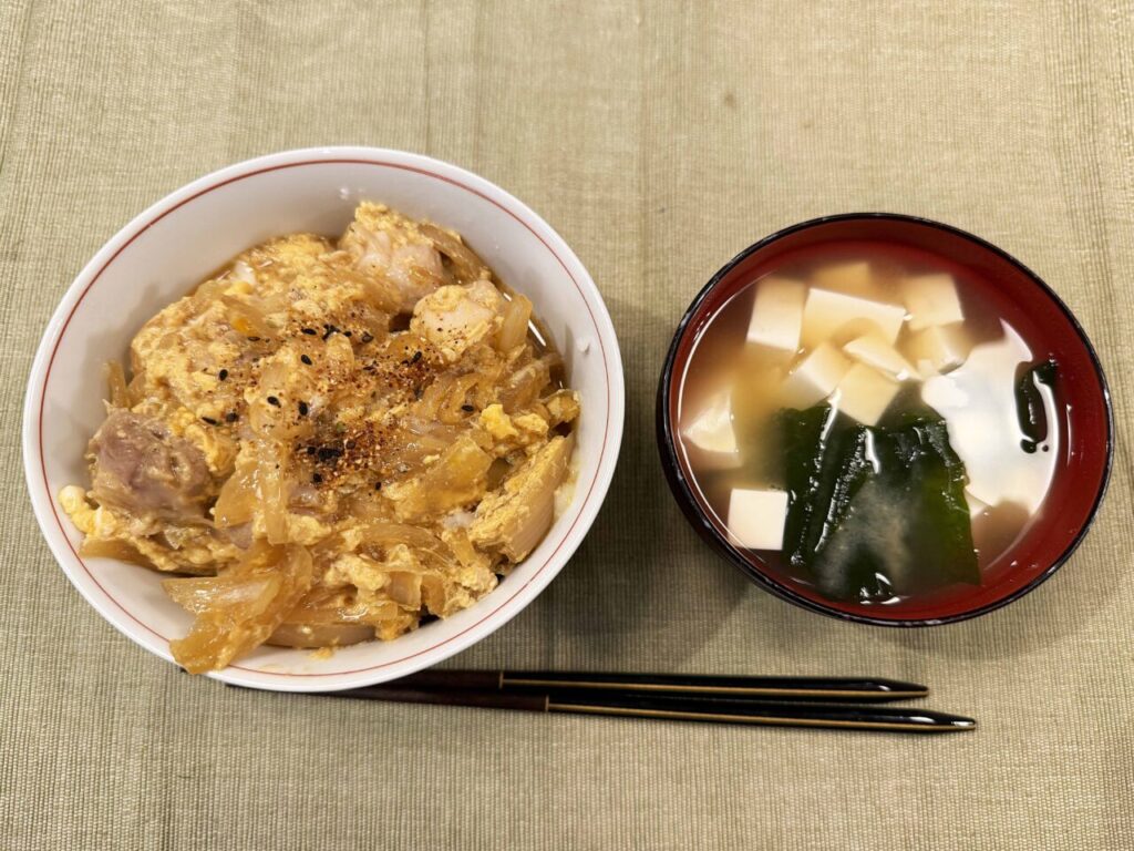 クッキング:ふわとろ親子丼