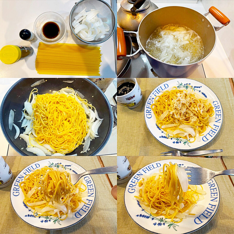 クッキング:鳥羽周作シェフの「新玉ねぎのパスタ」を今度こそ忠実に作ってみた