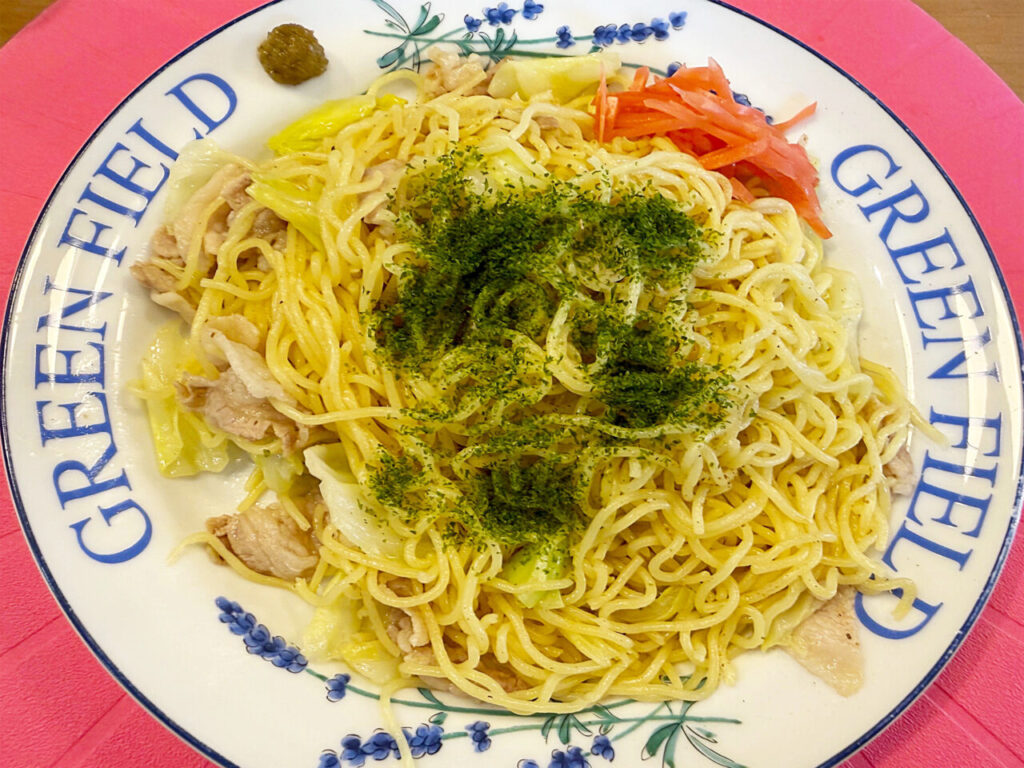 クッキング:「山椒塩焼きそば」を作ってみた