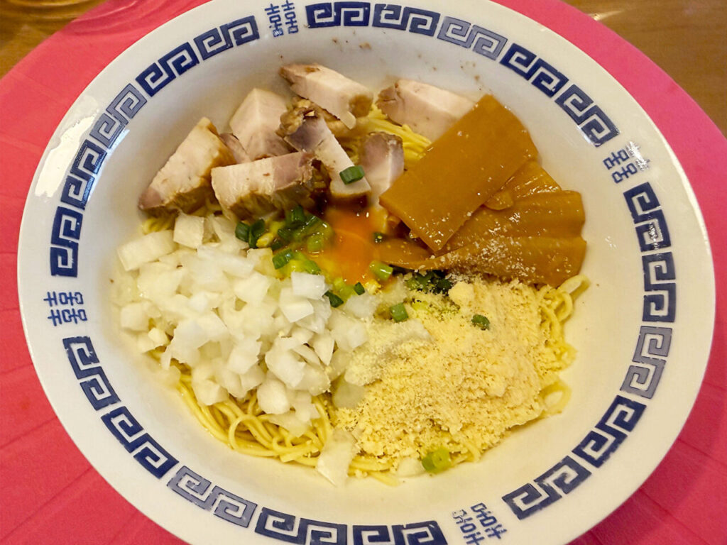 自作ラーメン:自作チャーシューの「山椒香る塩油そば」
