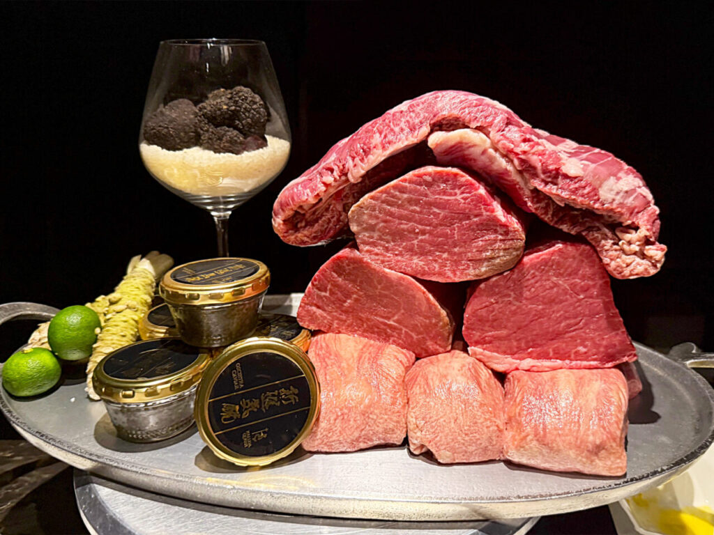 都内某所に有る会員紹介制焼肉店「焼肉 新進気鋭」の「特別コース」