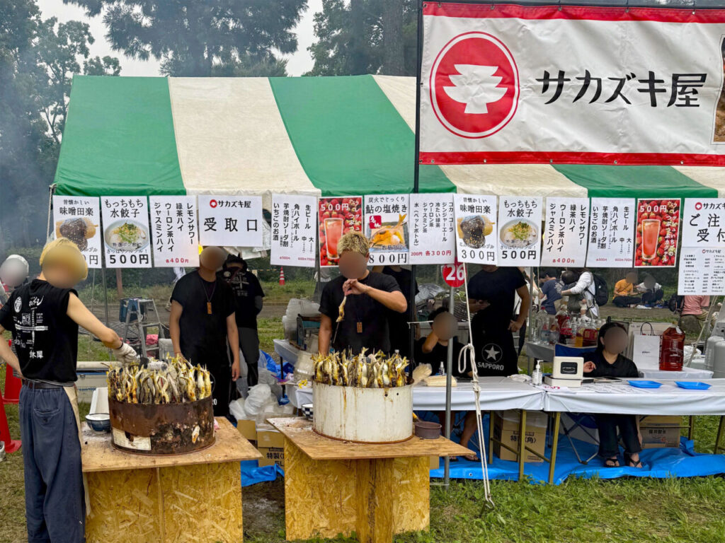 相模大野「もんじぇ祭り」でテイクアウトと〆の花火